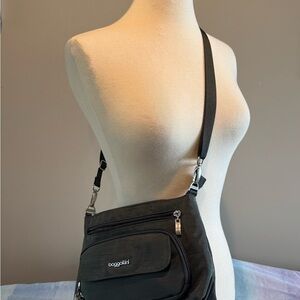 Baggallini Charcoal Crossbody Bag